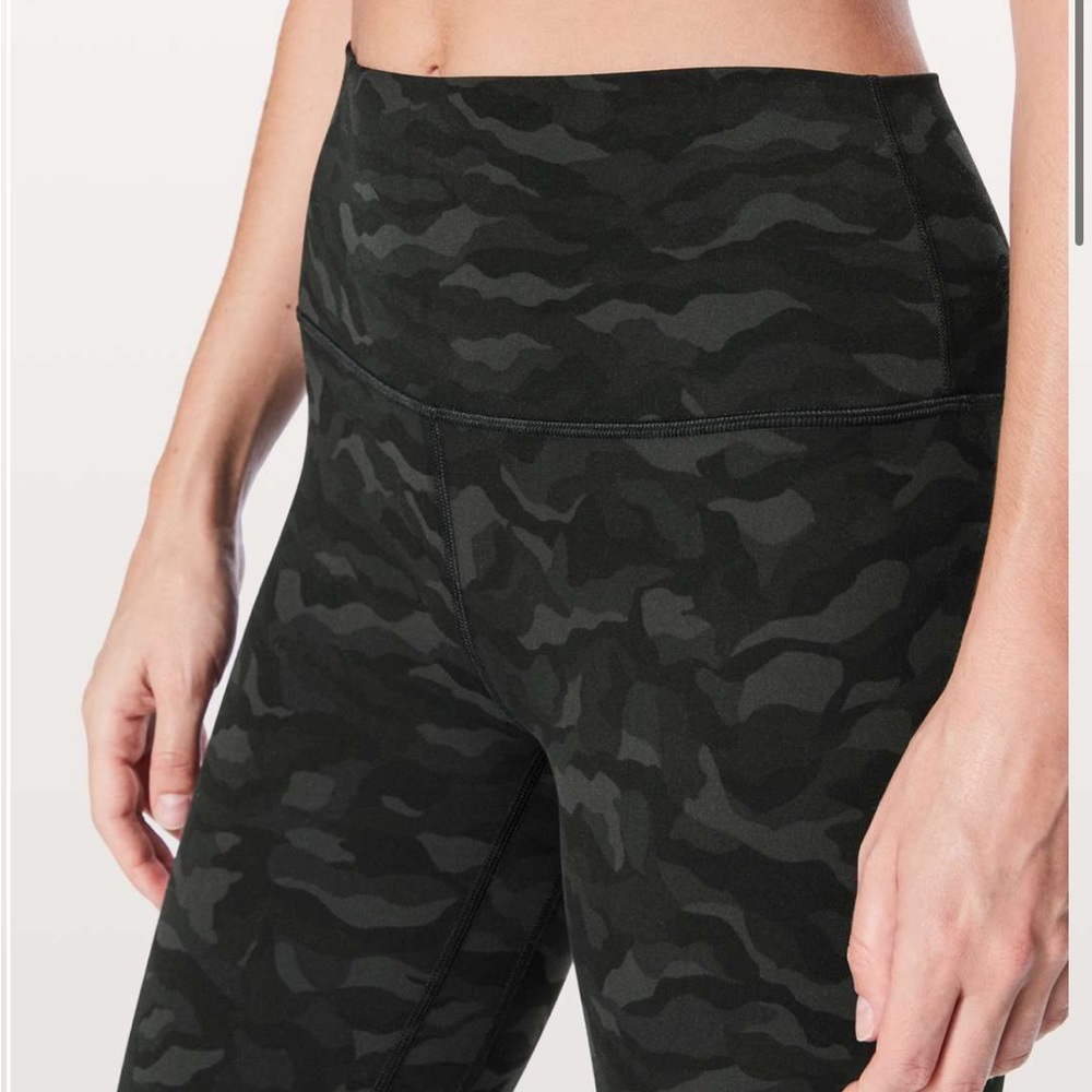 Lululemon Align camo legging. HR full length